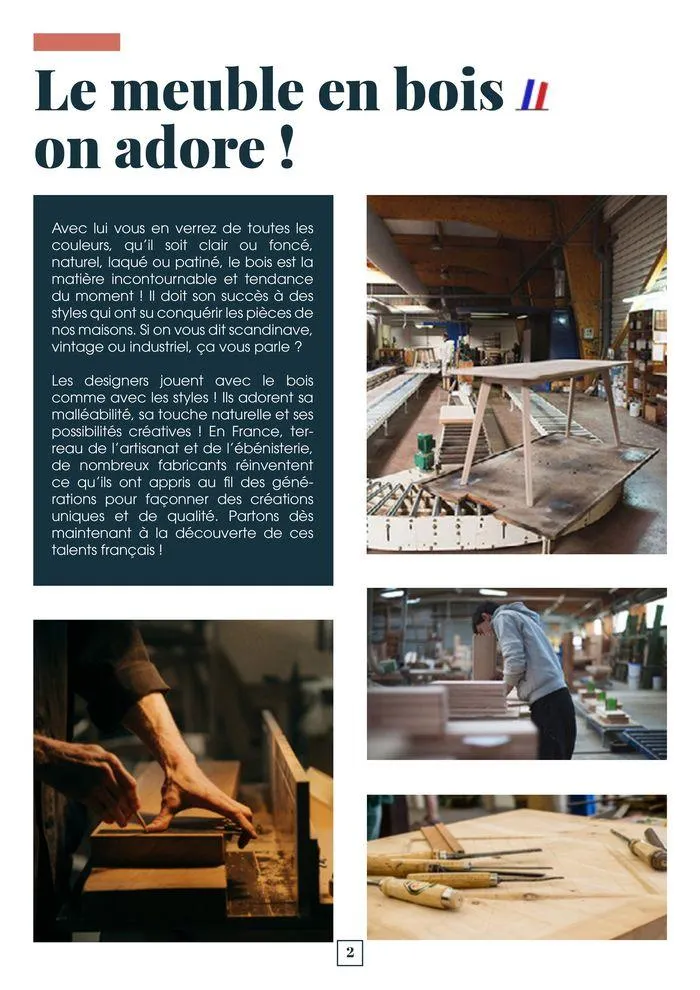 Quand le bois se mêle au made in France du 29 avril au 31 août 2024 - Catalogue page 2