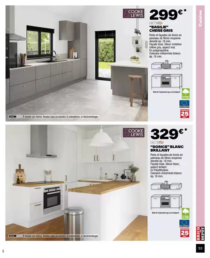 J’améliore mon habitat à prix dépôt du 2 octobre au 9 octobre 2024 - Catalogue page 53