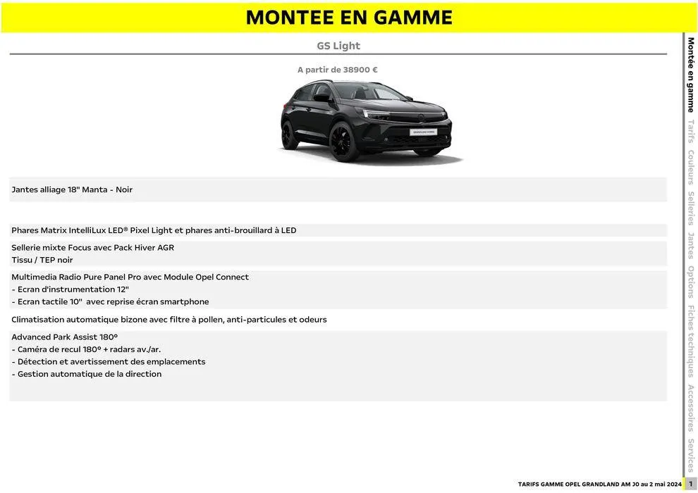 Opel Nouveau Grandland du 3 mai au 3 mai 2025 - Catalogue page 2