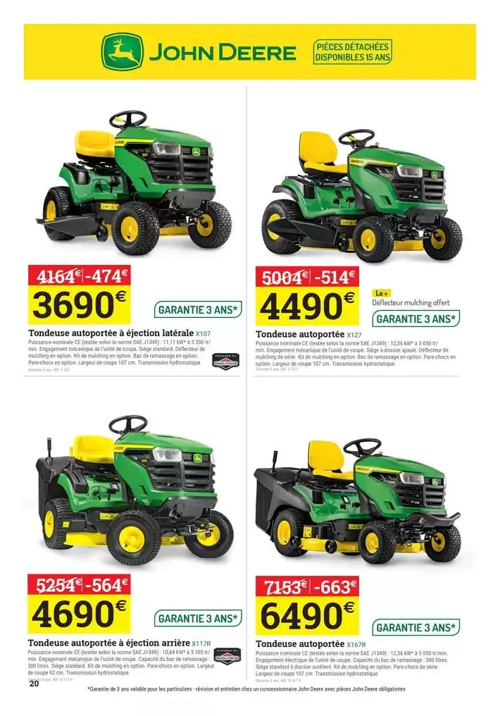 Spécial motoculture du 26 février au 31 mai 2025 - Catalogue page 20