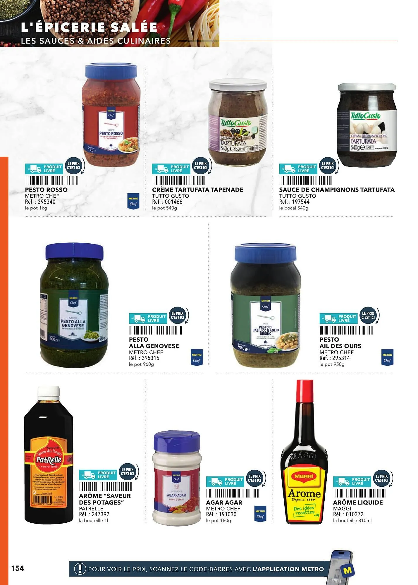 Catalogue METRO du 2 mars au 31 décembre 2025 - Catalogue page 154