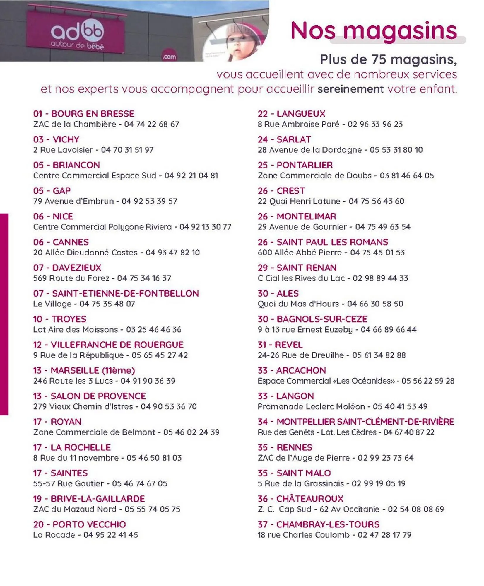 Catalogue autour de bébé du 18 juin au 1 novembre 2025 - Catalogue page 336