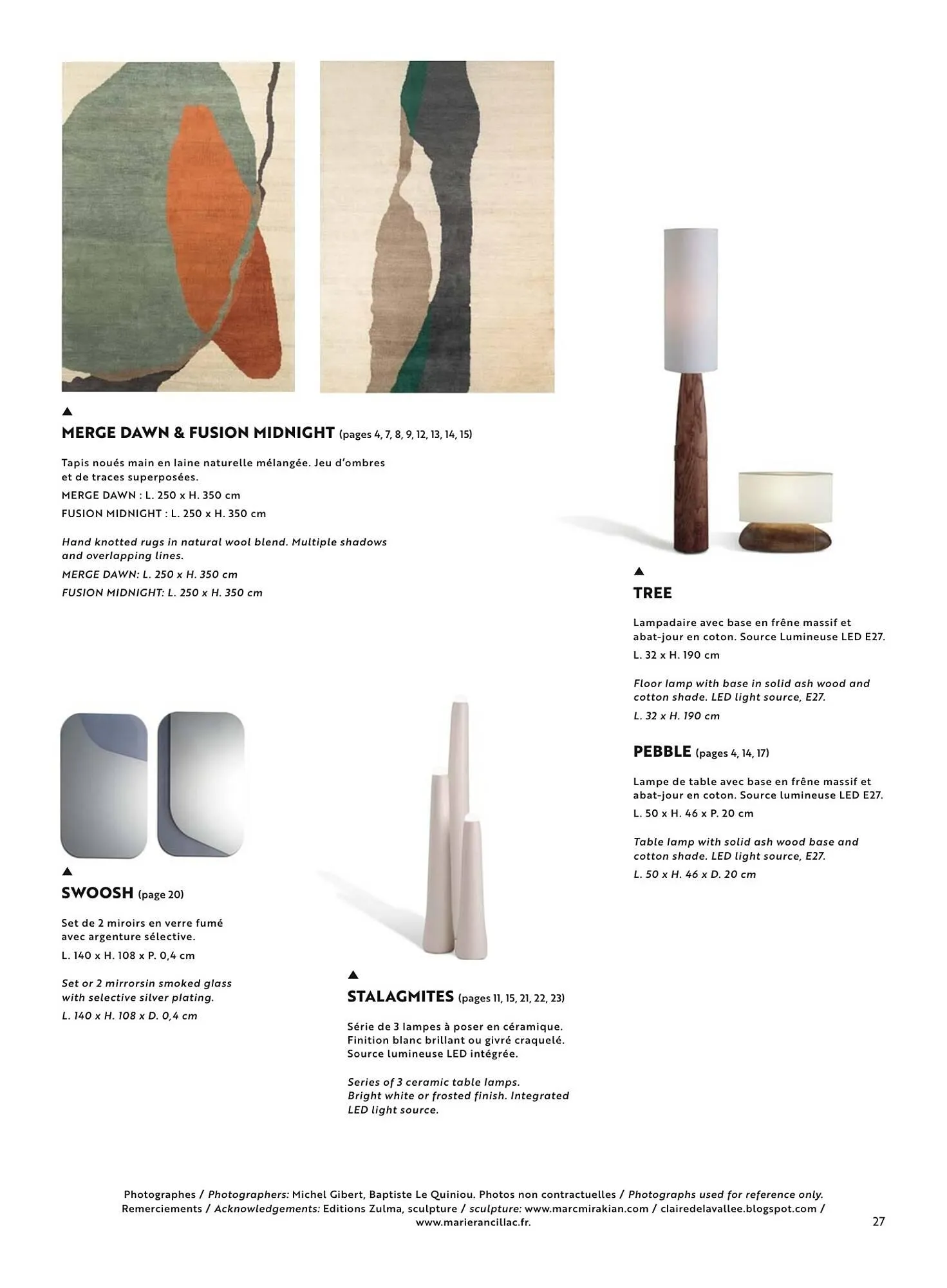 catalogue Roche Bobois du 2 septembre au 1 janvier 2026 - Catalogue page 27