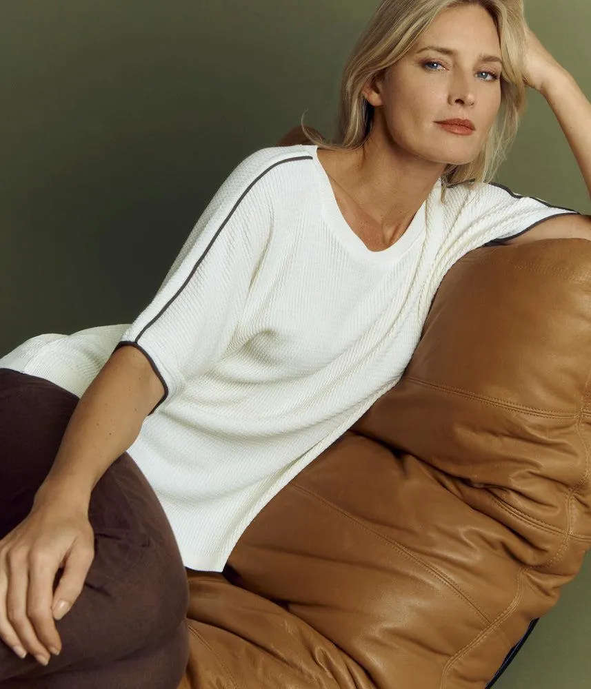 Pull maille torsadée