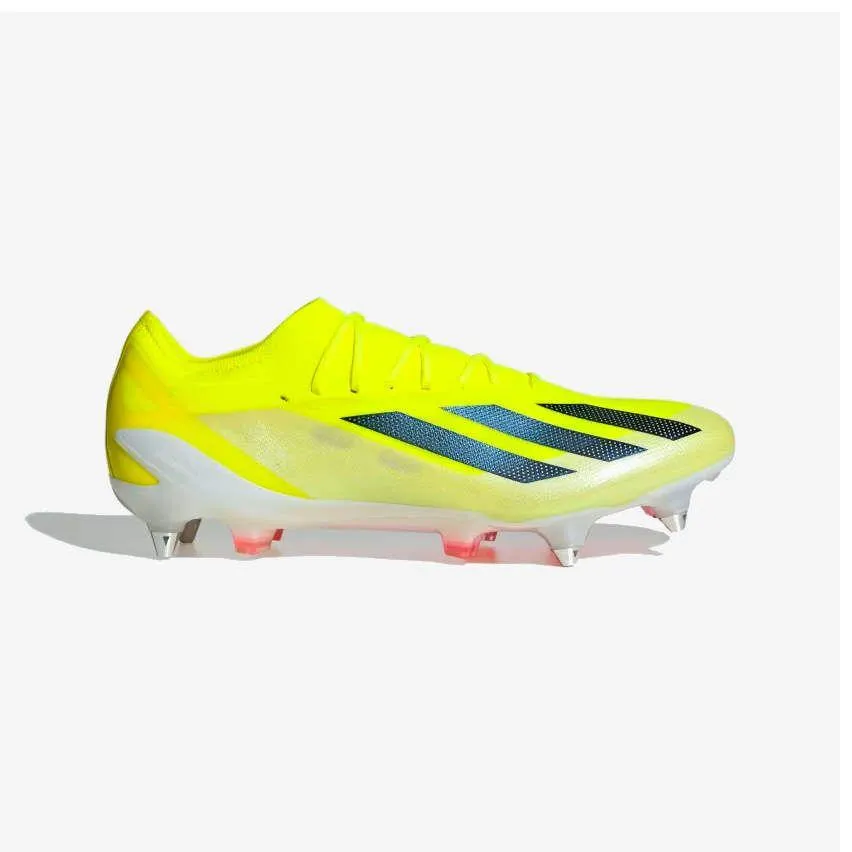 Chaussures Rugby X CrazyFast Elite SG Crampons Hybrides Tout Terrain Jaune - Adidas