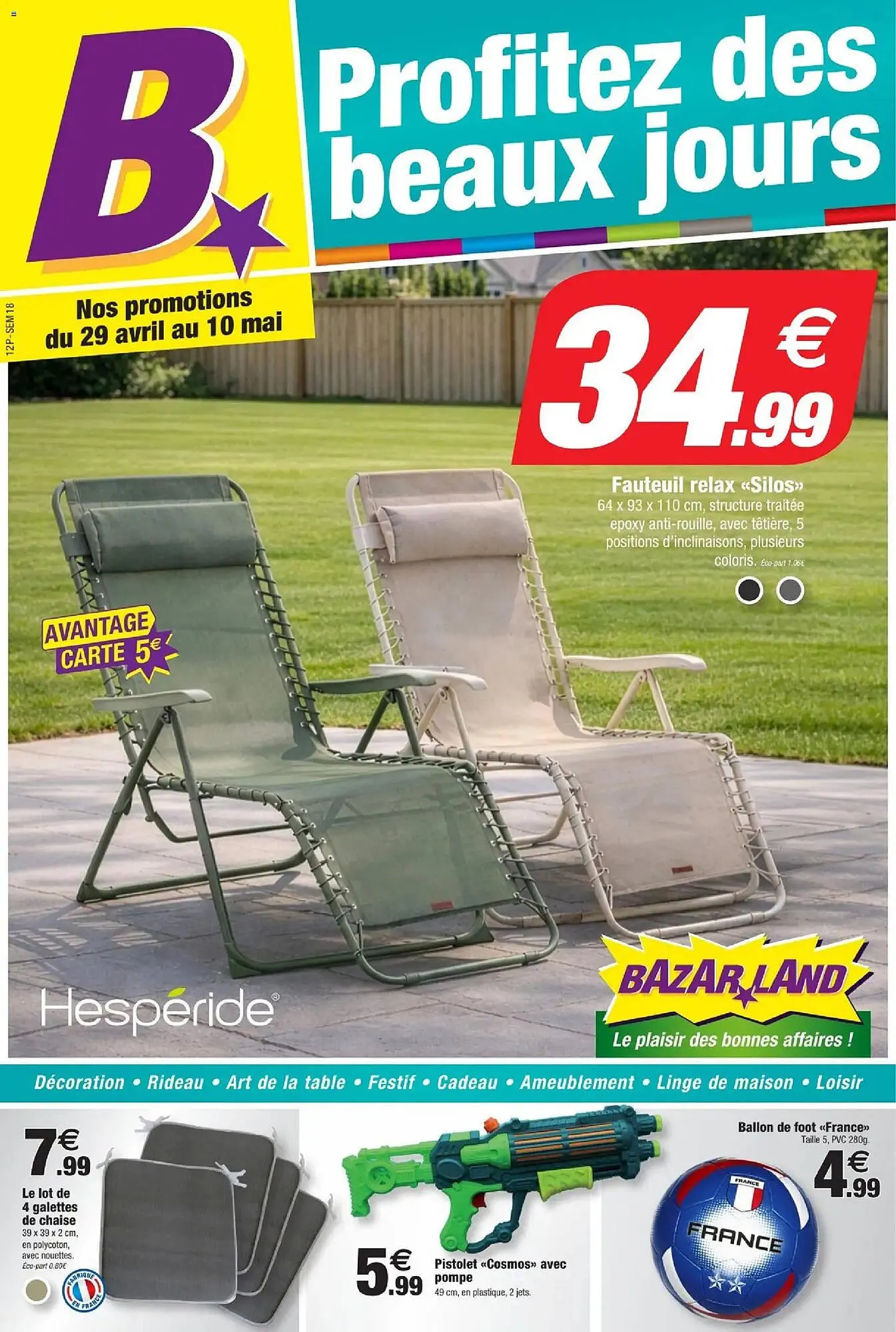 Catalogue Bazarland du 29 avril au 10 mai 2026 - Catalogue page 1