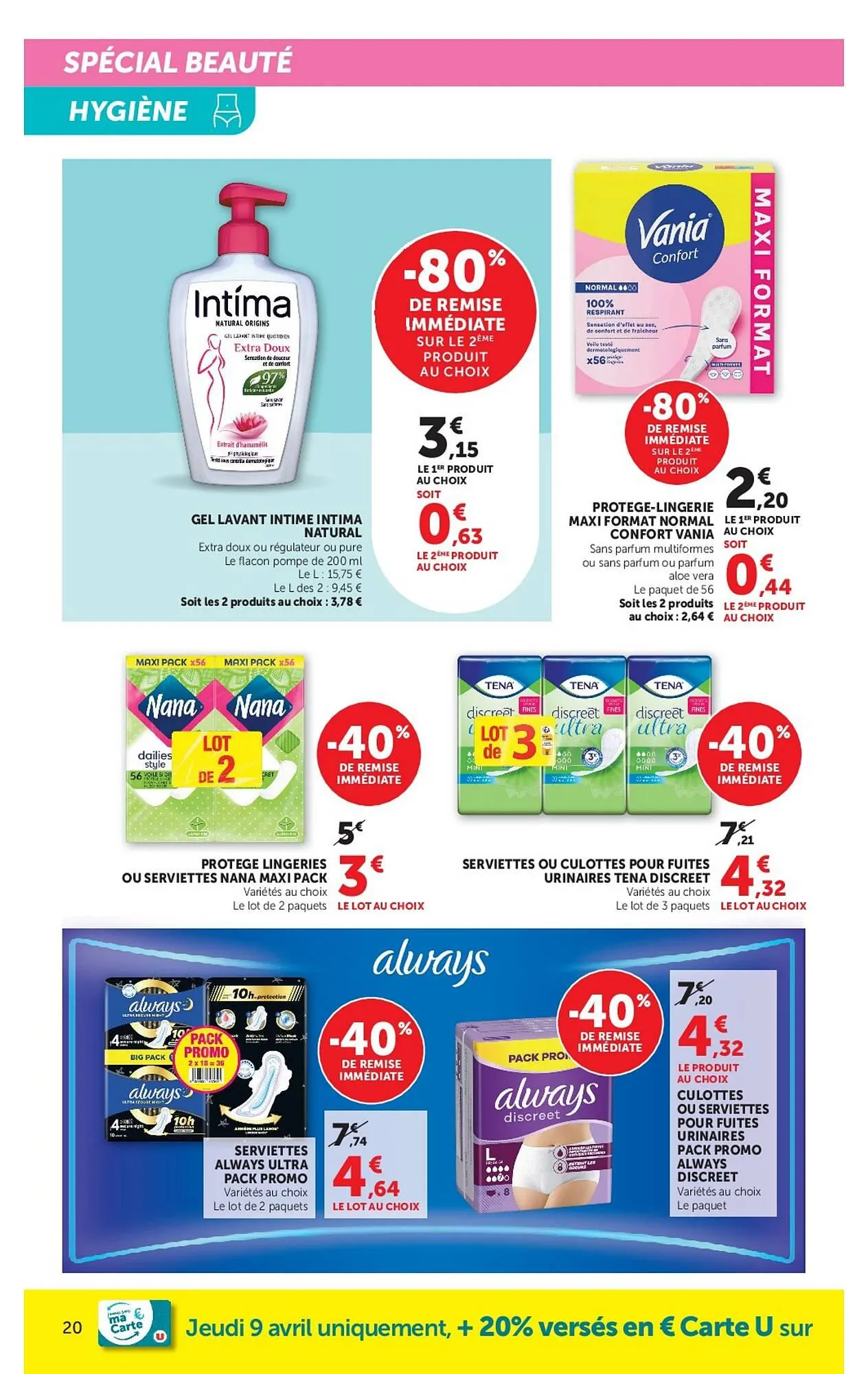 Catalogue Hyper U du 8 avril au 19 avril 2026 - Catalogue page 20