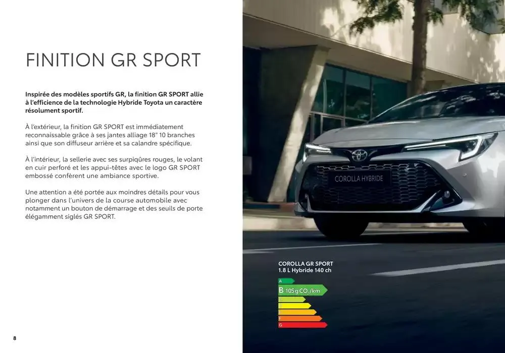Toyota Corolla  du 11 février au 11 février 2026 - Catalogue page 8