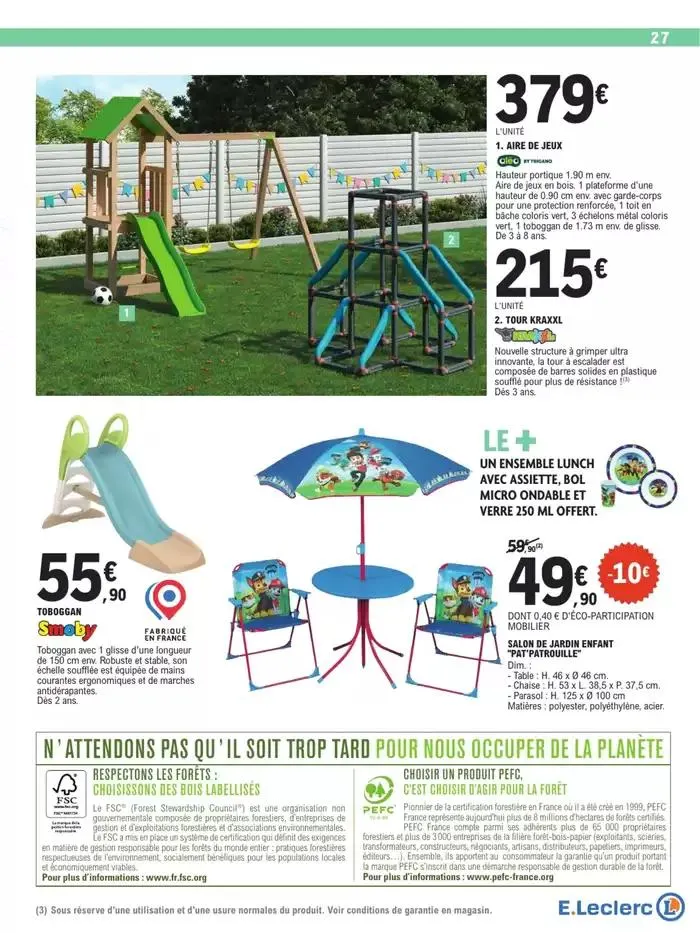 Plein Air Gsa/gss du 1 avril au 19 avril 2025 - Catalogue page 27