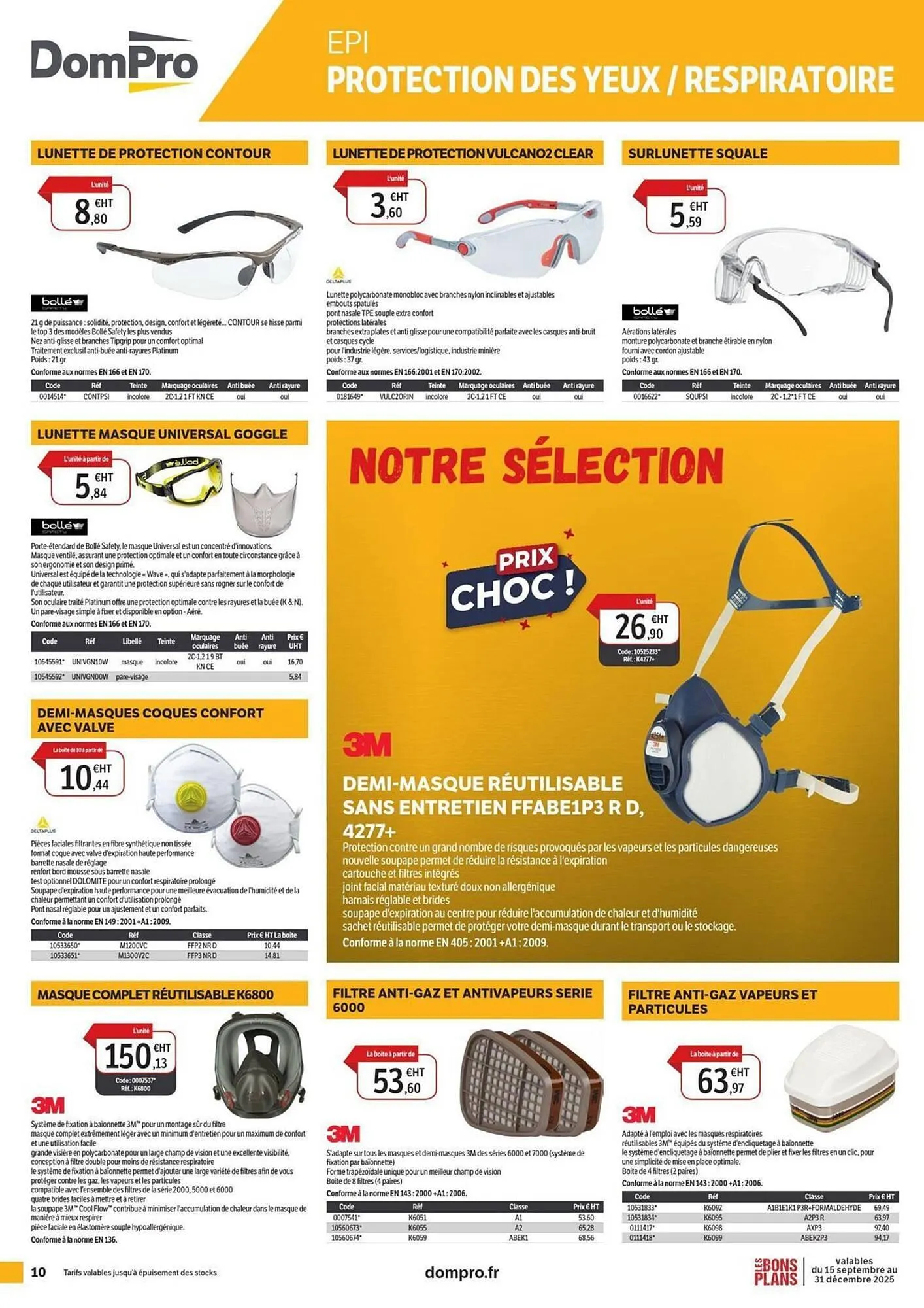 Catalogue DomPro du 16 septembre au 31 décembre 2025 - Catalogue page 10