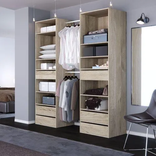 Kit dressing L. 177 cm JIMMY imitation chêne