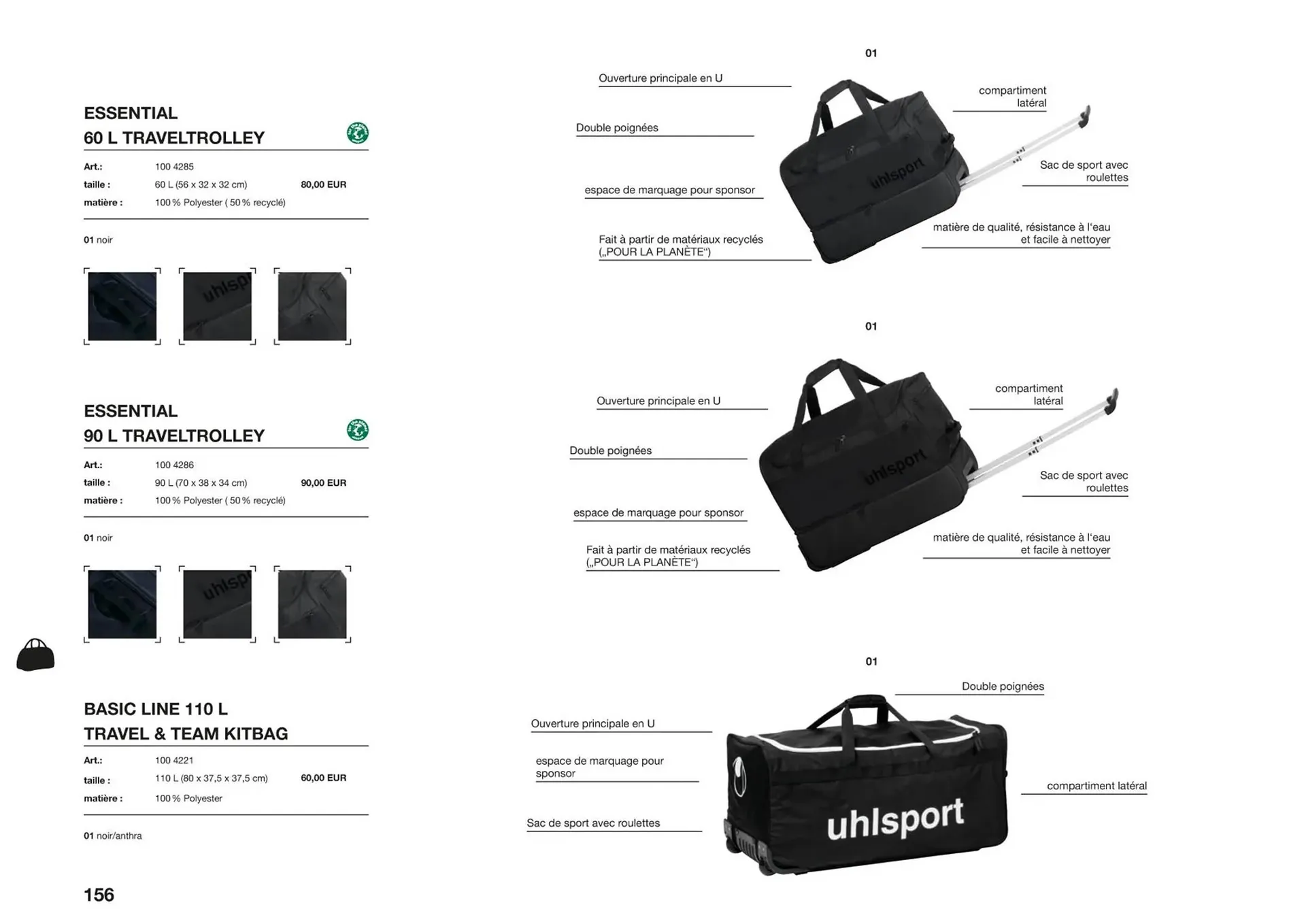 Catalogue Uhlsport du 1 mars au 31 décembre 2023 - Catalogue page 156