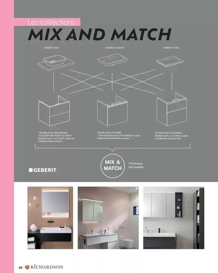 SALLE DE DE BAINS ET CARRELAGE 2025 du 11 avril au 31 décembre 2025 - Catalogue page 22