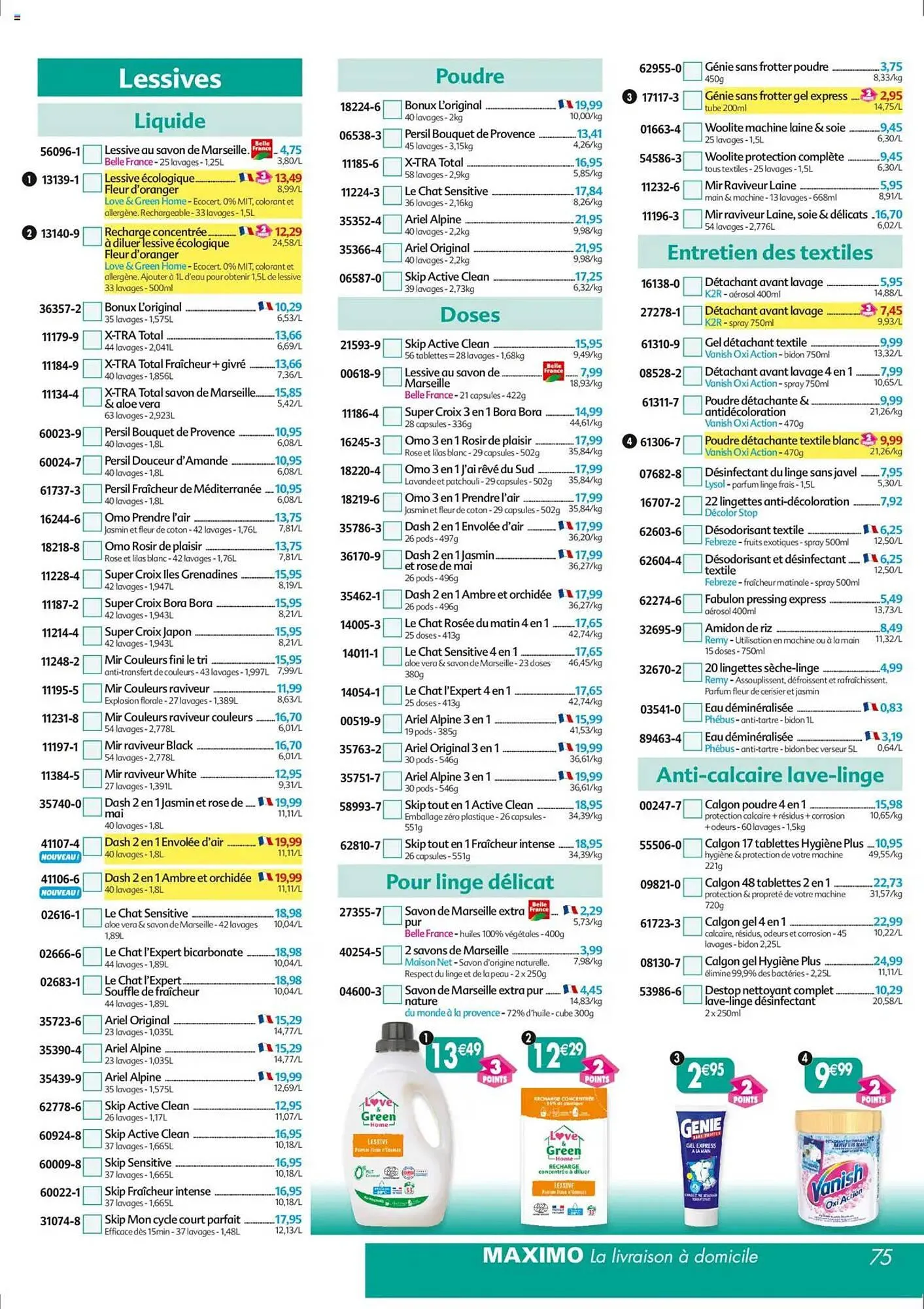 Catalogue Maximo du 7 juillet au 3 août 2025 - Catalogue page 75