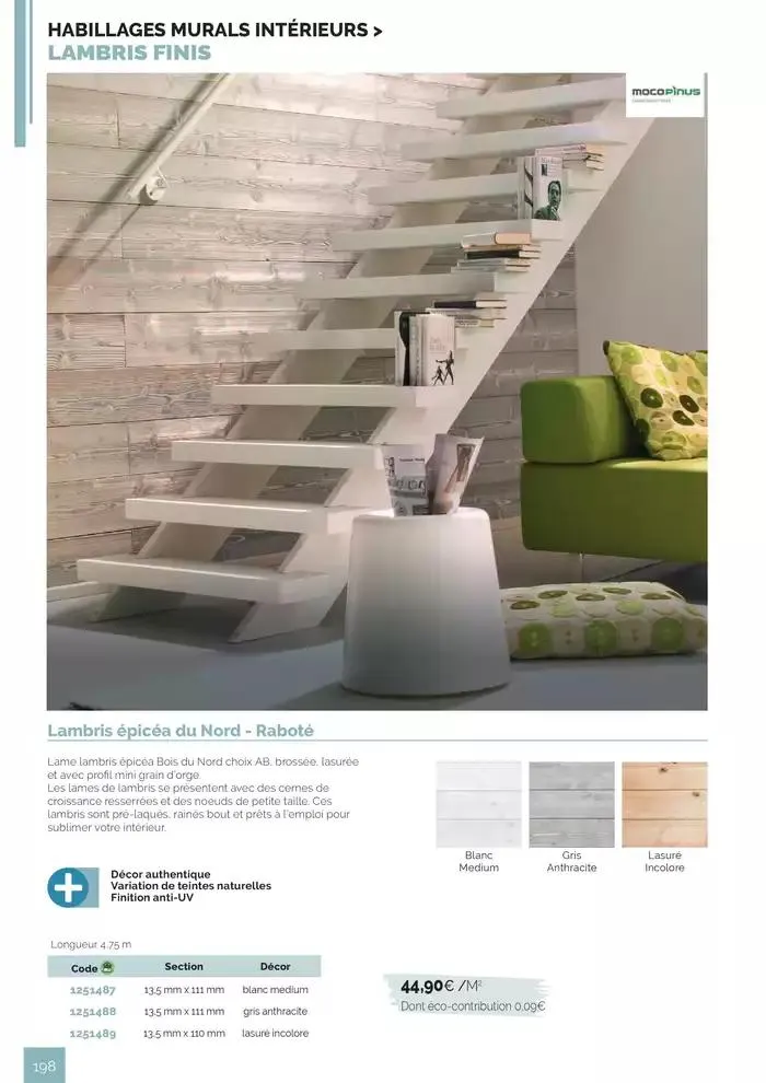 BOIS PANNEAUX 2025 2026 du 30 avril au 31 décembre 2026 - Catalogue page 198