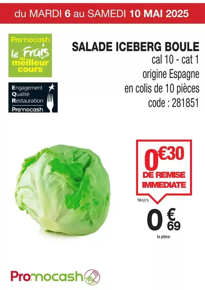 Catalogue Promocash du 6 mai au 10 mai 2025 - Catalogue page 1