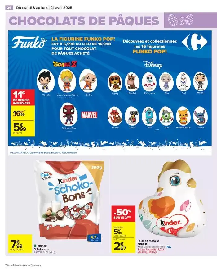 JOYEUSES PÂQUES & MEILLEURS PRIX du 8 avril au 21 avril 2025 - Catalogue page 28