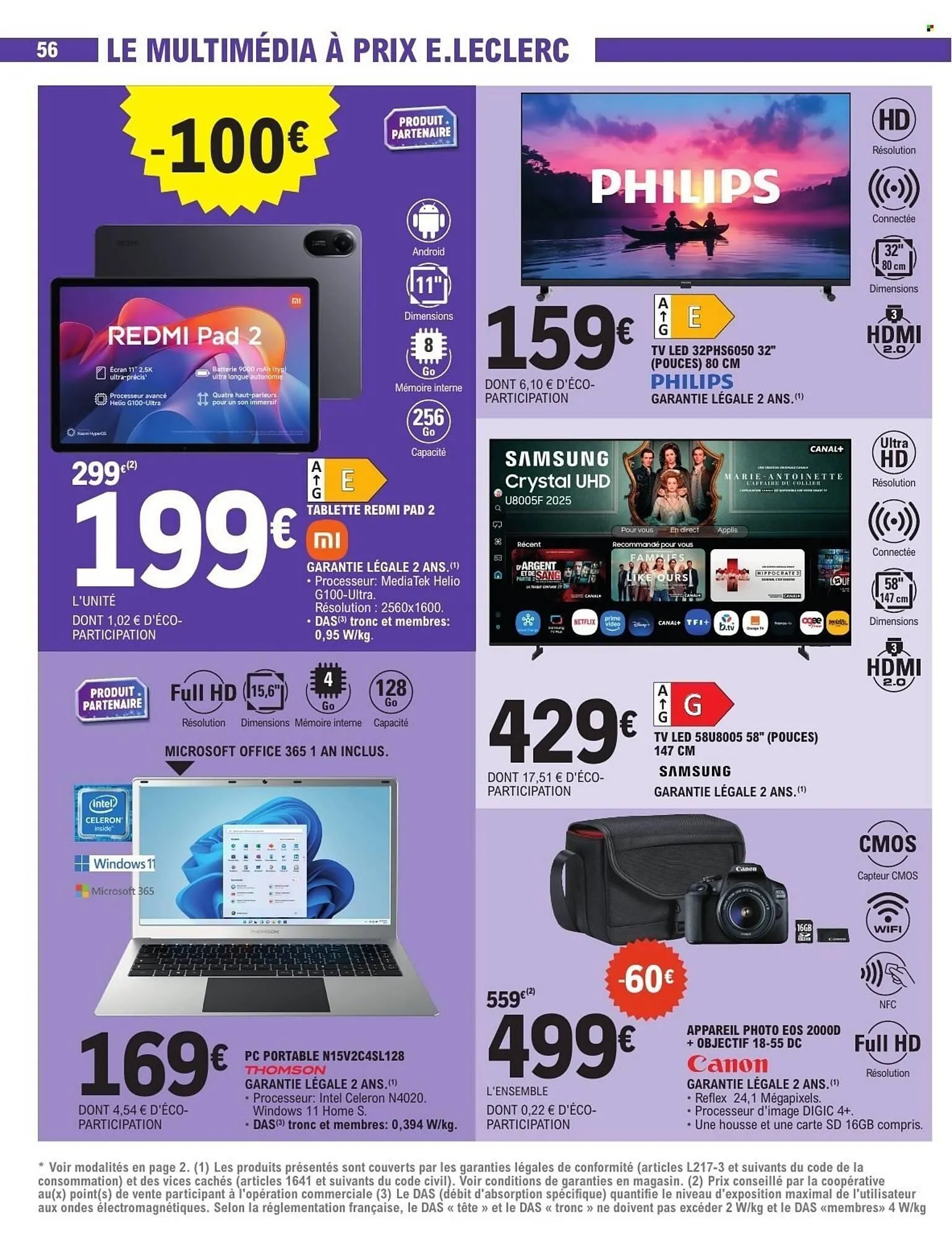 Catalogue E.Leclerc du 2 décembre au 13 décembre 2025 - Catalogue page 56