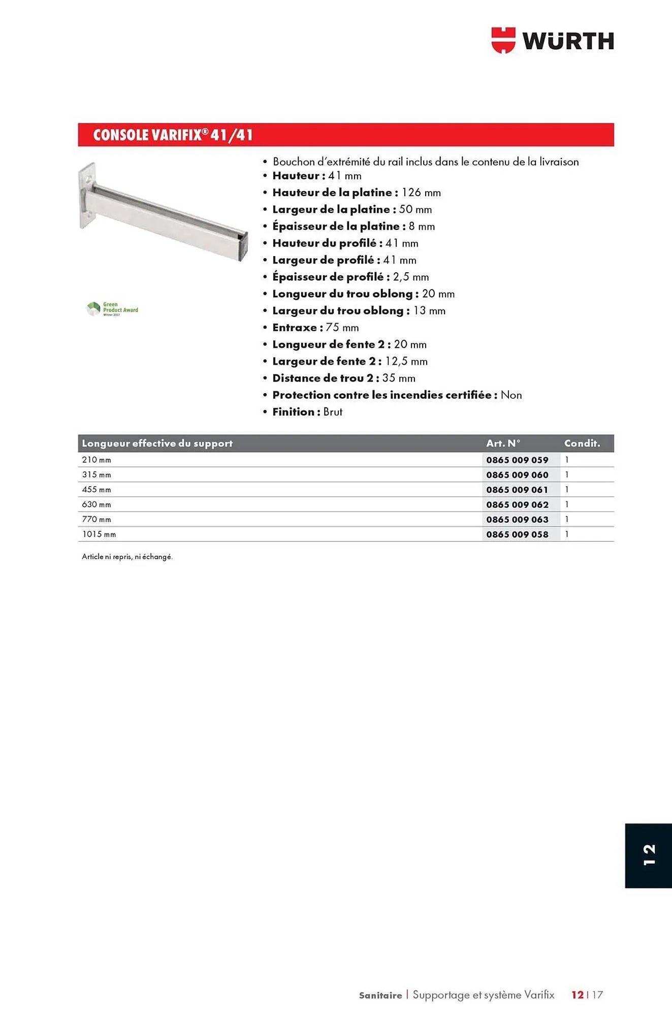Catalogue Würth du 12 mai au 31 décembre 2025 - Catalogue page 1561