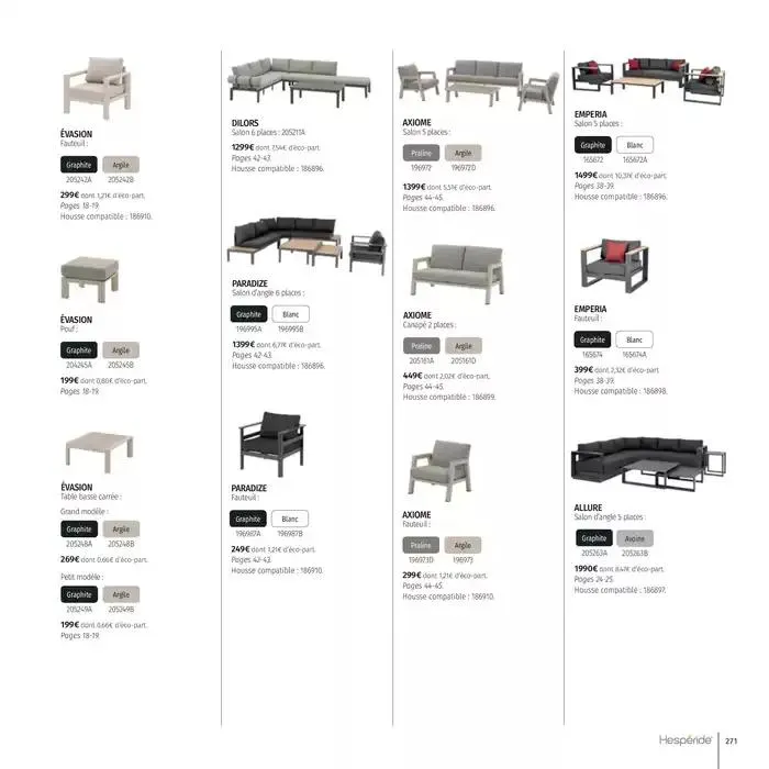 Catalogue Hespéride 2025 du 5 février au 31 décembre 2025 - Catalogue page 271