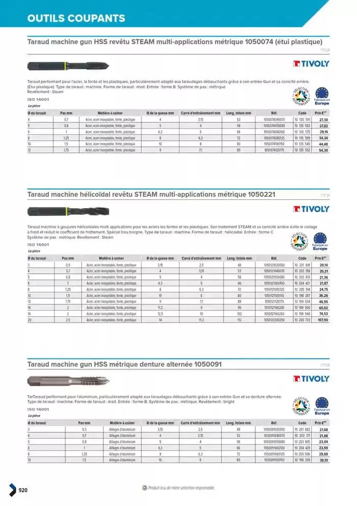 Catalogue général du 11 mars au 31 décembre 2025 - Catalogue page 922
