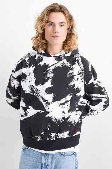 Oversized hoodie - patterned