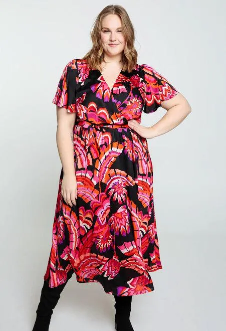Robe longue à imprimé floral