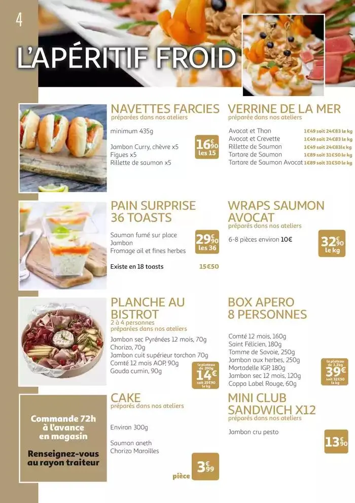 Auchan : Le traiteur d'ENGLOS du 9 avril au 31 août 2025 - Catalogue page 4