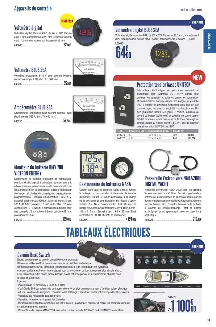 Catalogue Accastillage Diffusion 2025 du 1 janvier au 31 décembre 2025 - Catalogue page 83