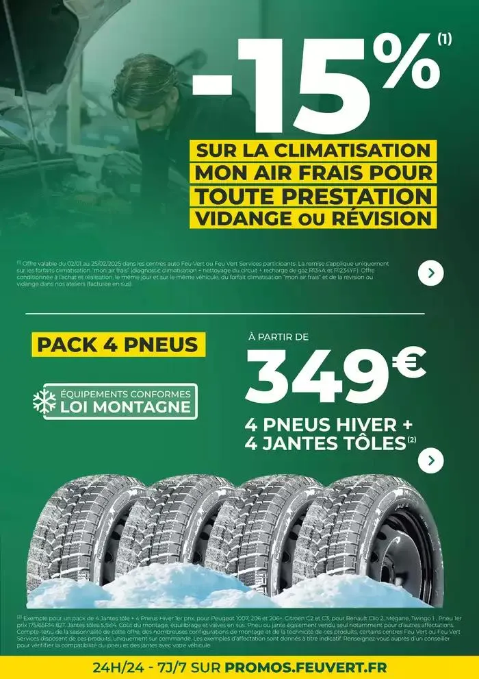 Nos Offres Feu Vert du 2 janvier au 28 janvier 2025 - Catalogue page 3