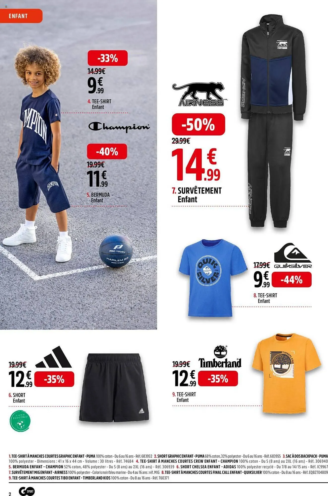 Catalogue Go Sport du 15 juillet au 15 septembre 2024 - Catalogue page 2