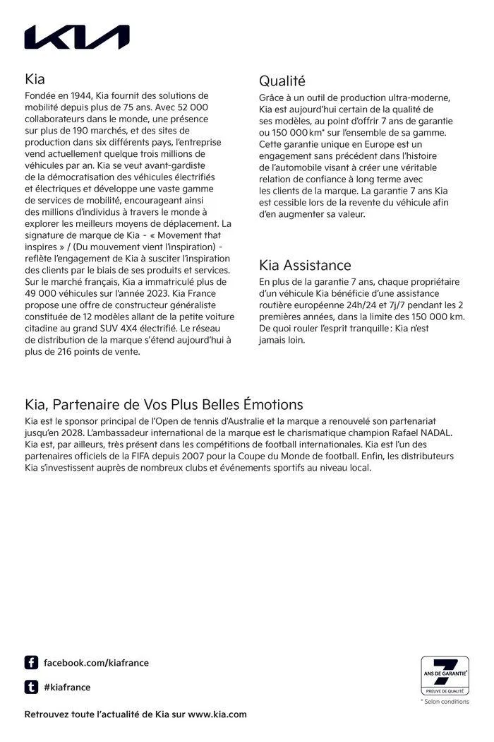 Gamme Kia Ceed. du 12 septembre au 31 mai 2025 - Catalogue page 35