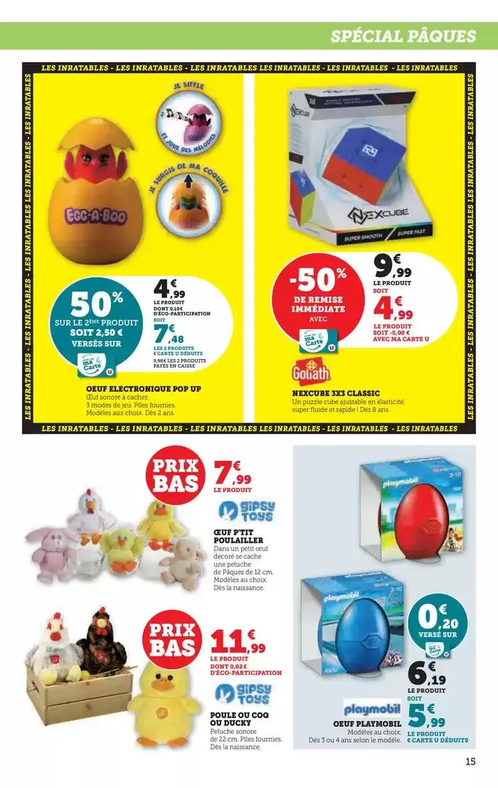 Spécial Pâques du 8 avril au 21 avril 2025 - Catalogue page 15