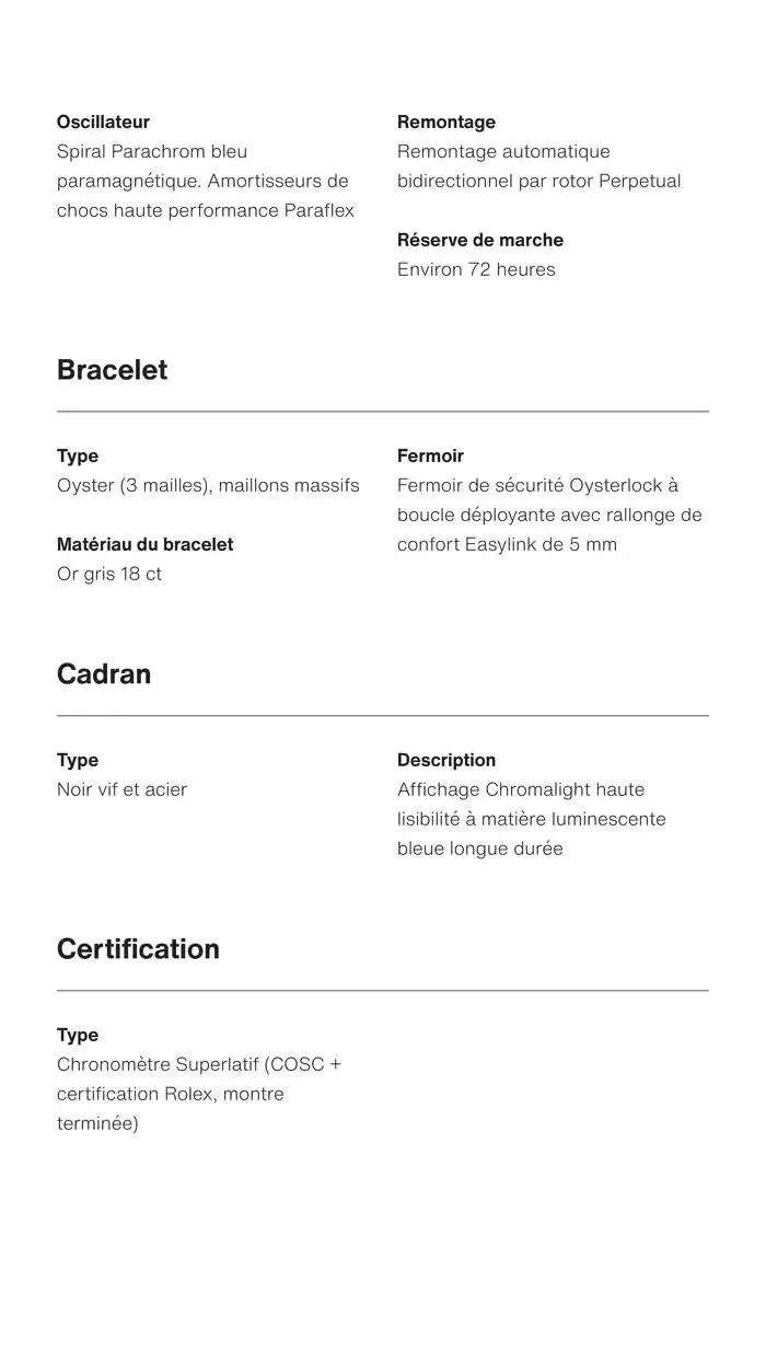Rolex Cosmograph Daytona du 13 décembre au 13 décembre 2025 - Catalogue page 11