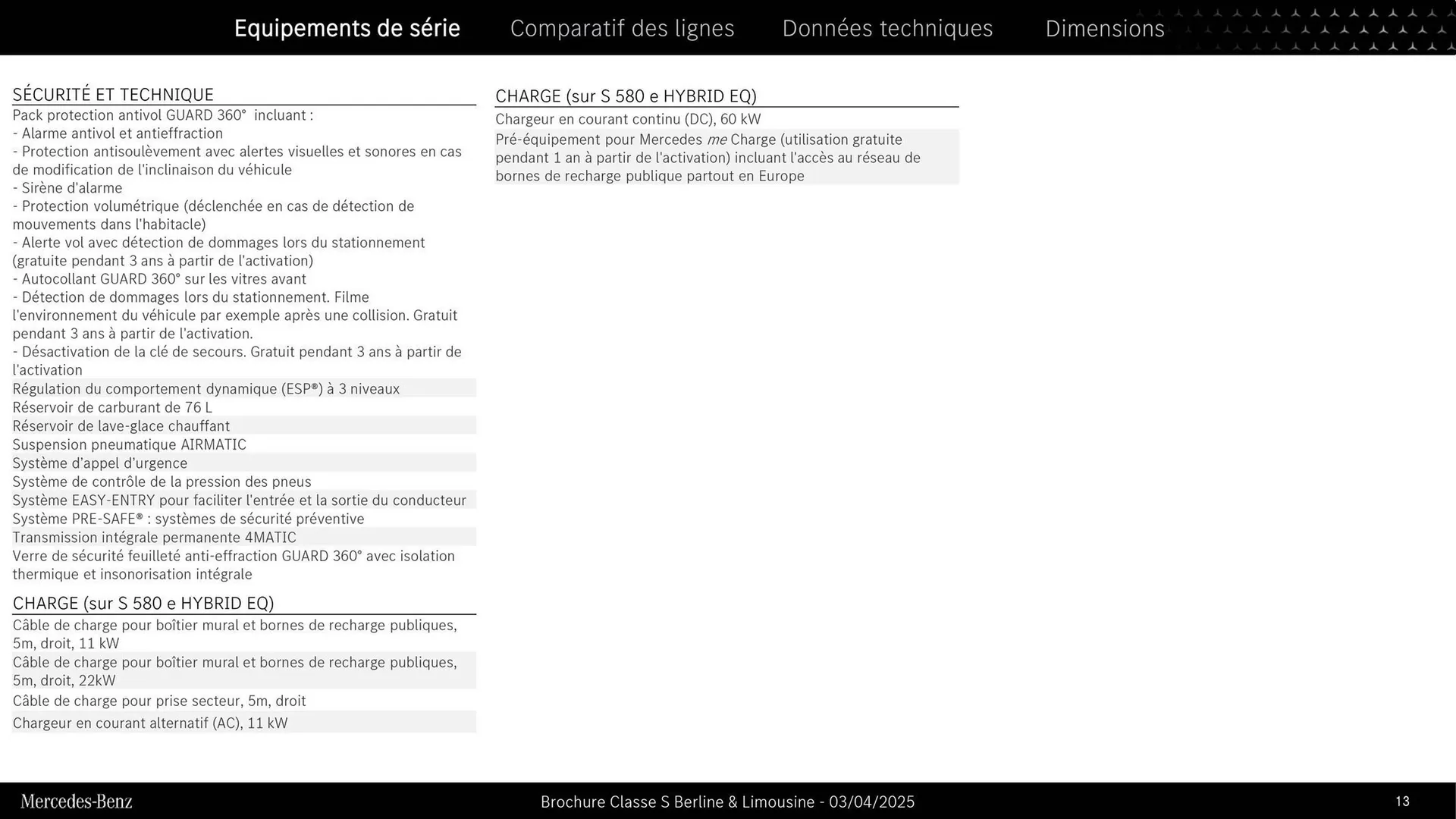 Catalogue Mercedes-Benz du 3 septembre au 3 septembre 2026 - Catalogue page 13