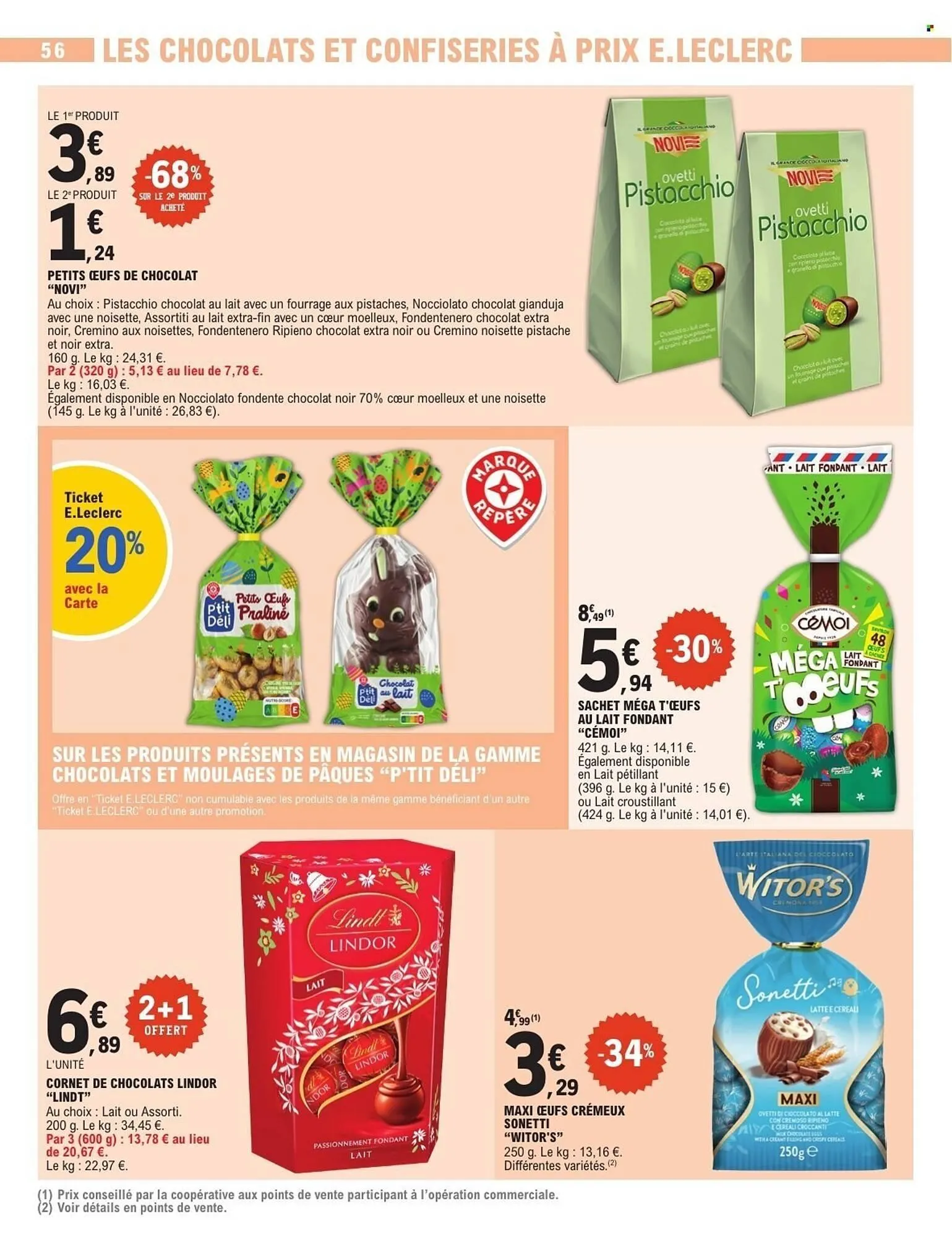 Catalogue E.Leclerc du 24 mars au 4 avril 2026 - Catalogue page 56