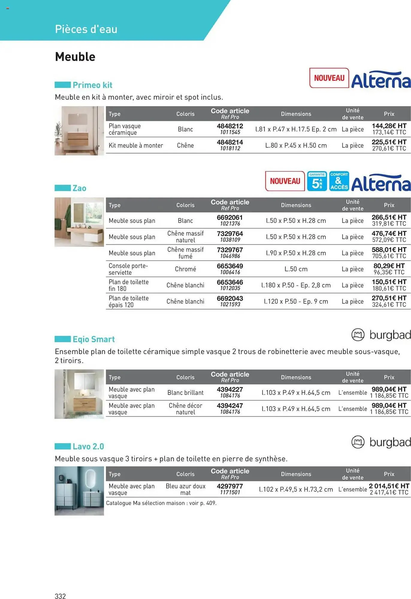 Catalogue Point P du 11 juillet au 31 décembre 2025 - Catalogue page 332