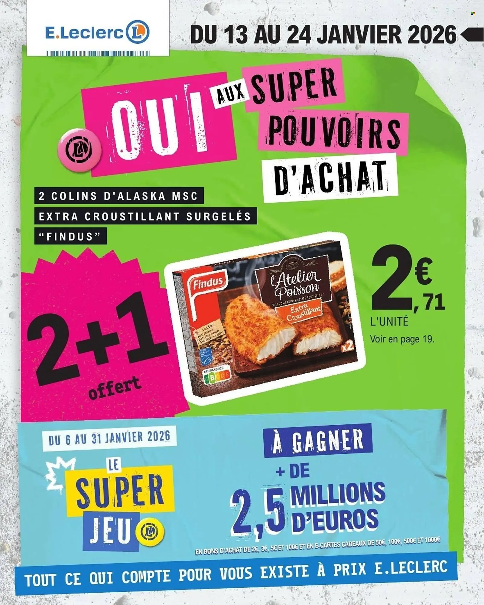 Catalogue E.Leclerc du 13 janvier au 24 janvier 2026 - Catalogue page 1