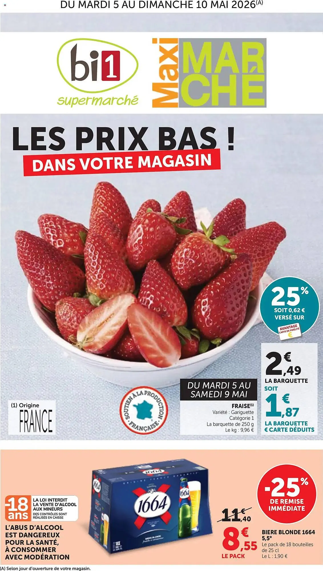 Catalogue Bi1 du 5 mai au 10 mai 2026 - Catalogue page 1
