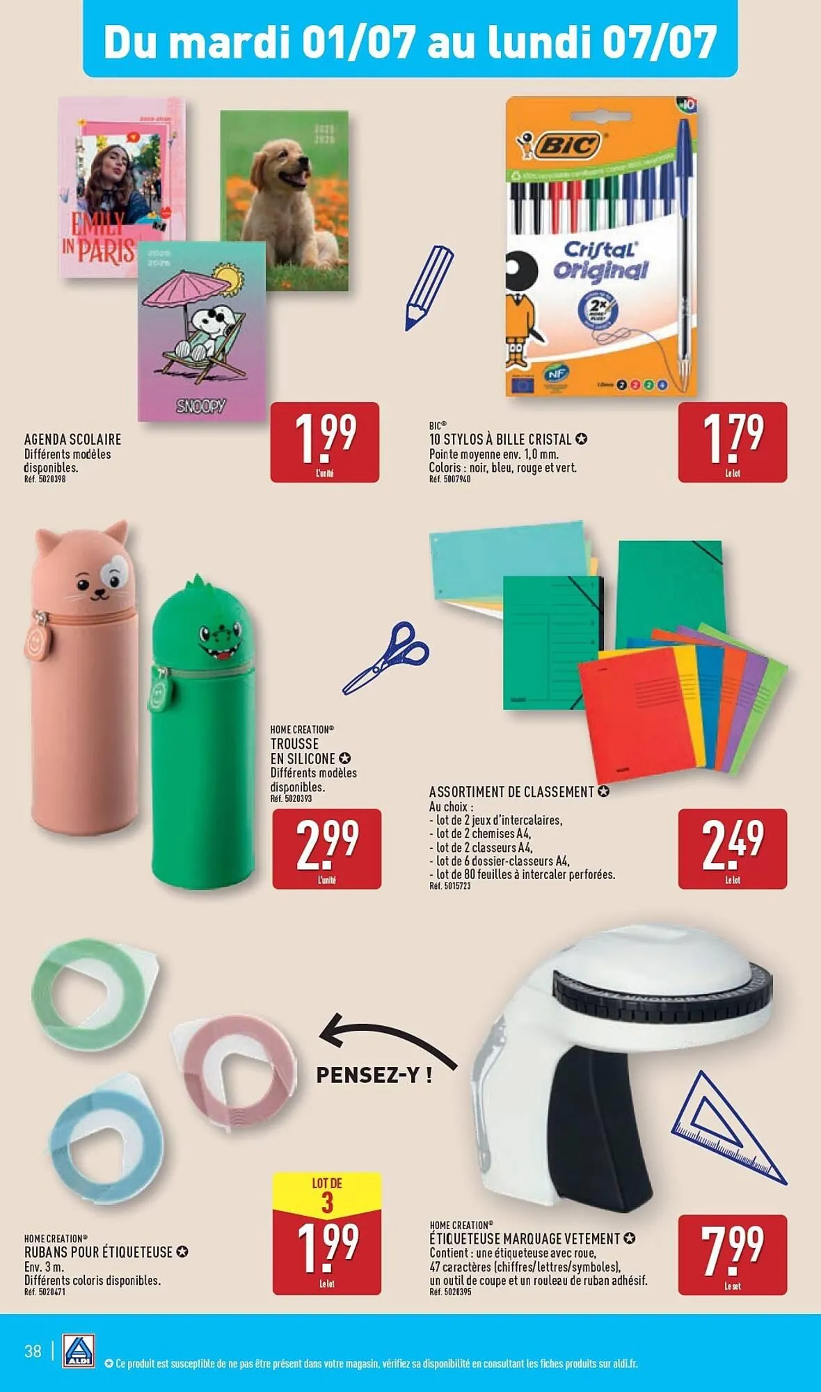 Catalogue ALDI du 1 juillet au 7 juillet 2025 - Catalogue page 41