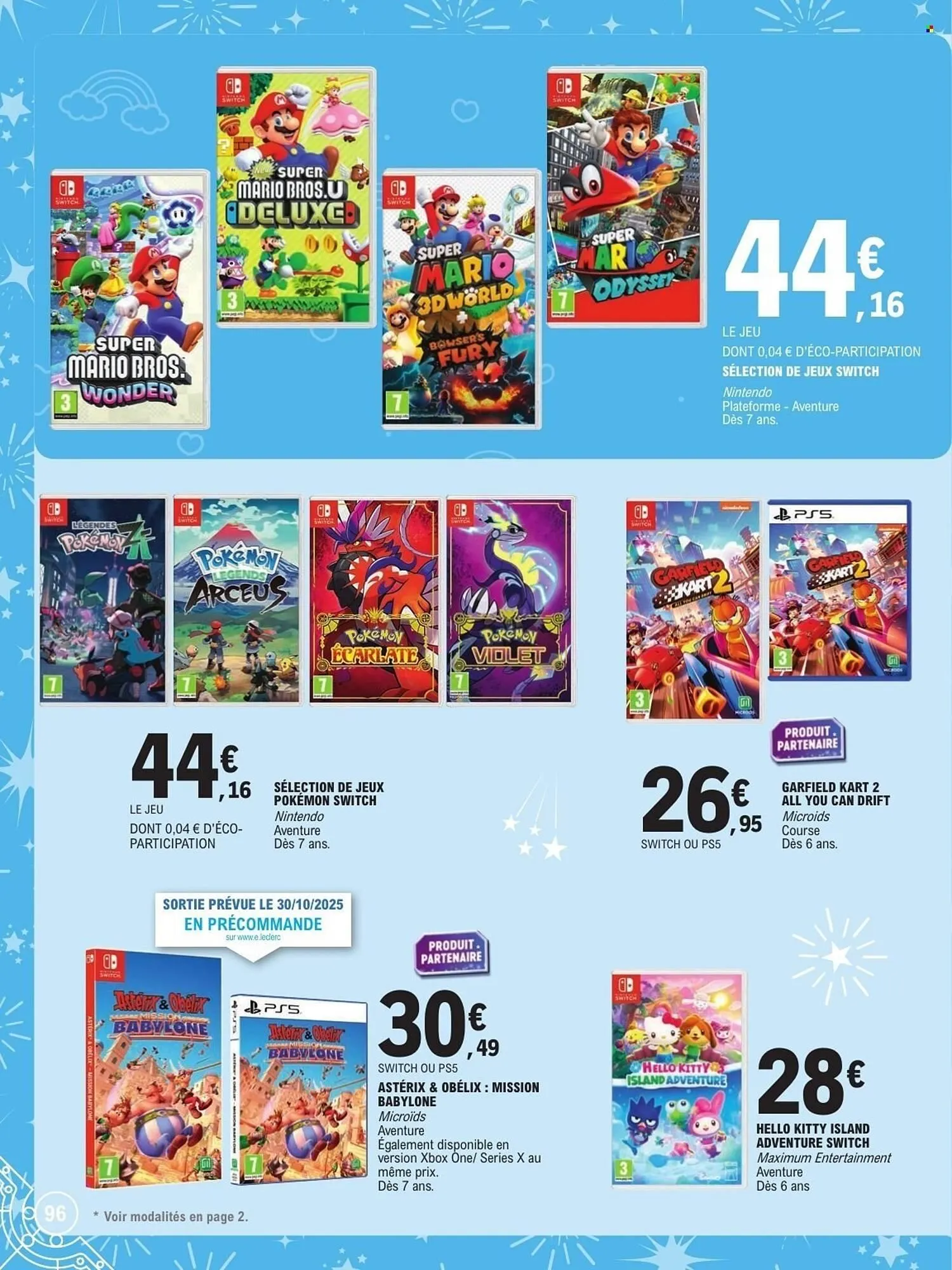 Catalogue E.Leclerc du 21 octobre au 6 décembre 2025 - Catalogue page 96