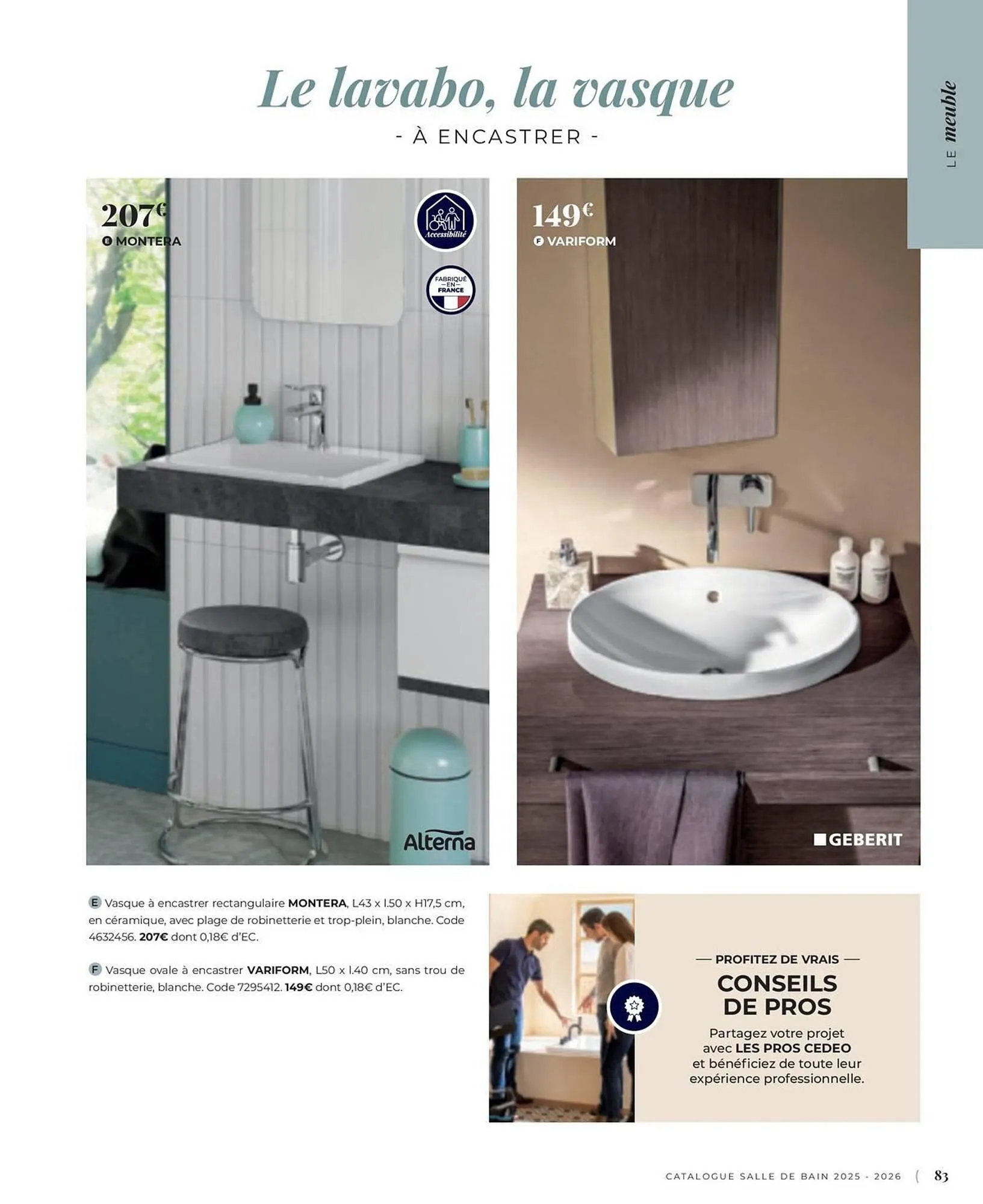 Catalogue Cedeo du 3 juin au 31 décembre 2025 - Catalogue page 83