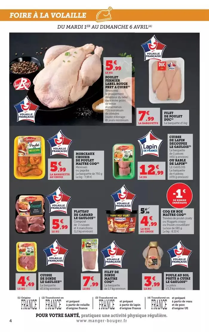 LE MARCHÉ À PRIX BAS ! du 1 avril au 13 avril 2025 - Catalogue page 4