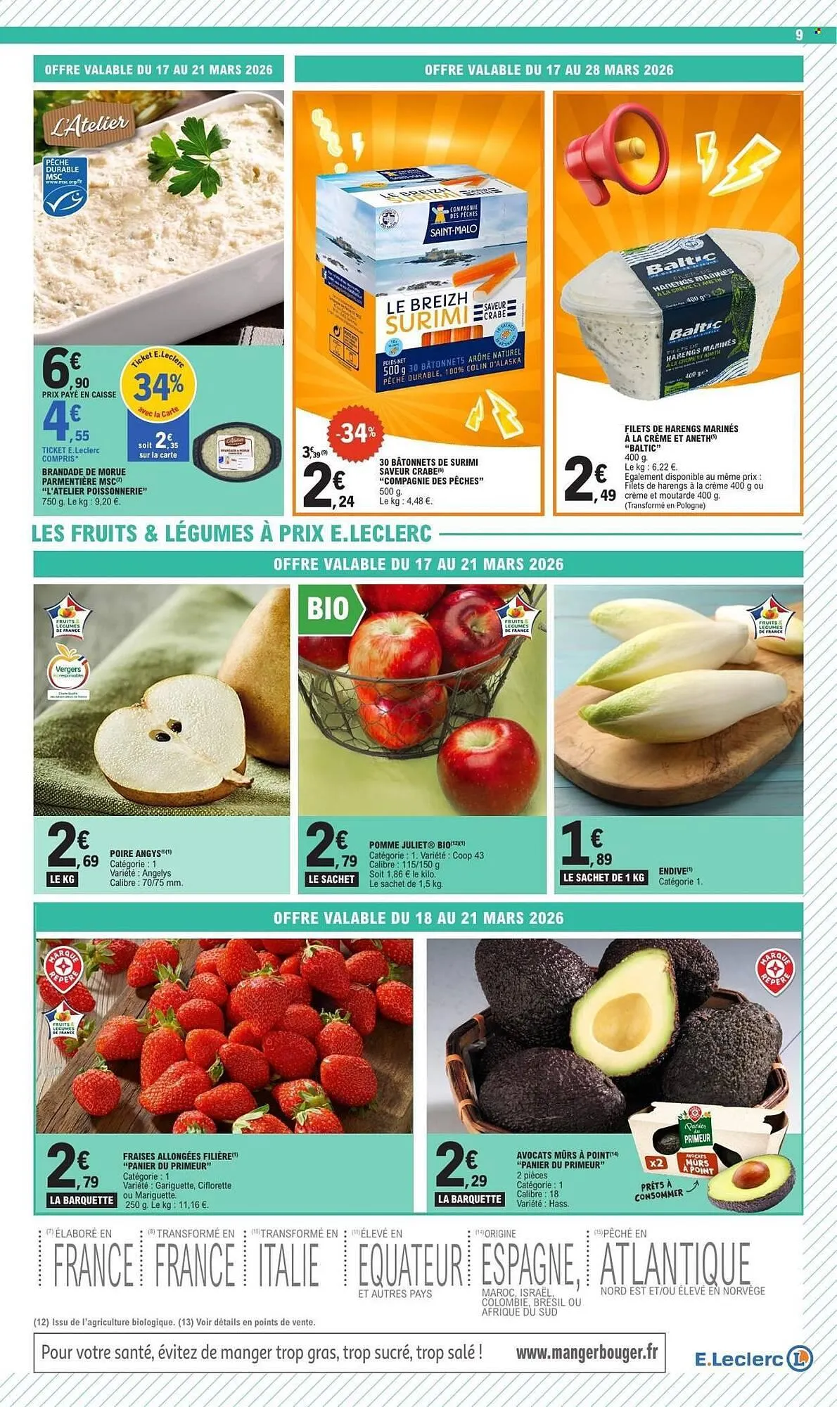 Catalogue E.Leclerc du 17 mars au 28 mars 2026 - Catalogue page 9