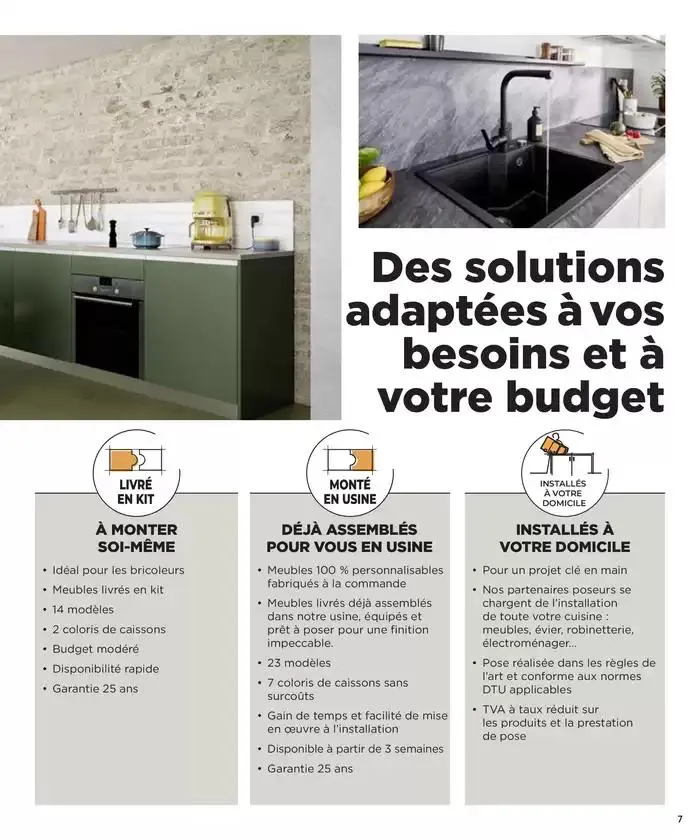 Cuisines ÉDITION 2024/2025 du 31 octobre au 31 décembre 2025 - Catalogue page 7