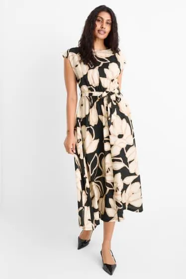 Fit & flare dress - floral