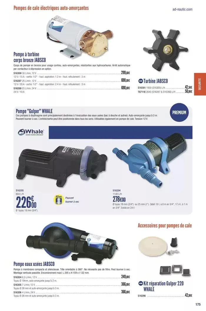 Catalogue Accastillage Diffusion 2025 du 1 janvier au 31 décembre 2025 - Catalogue page 177