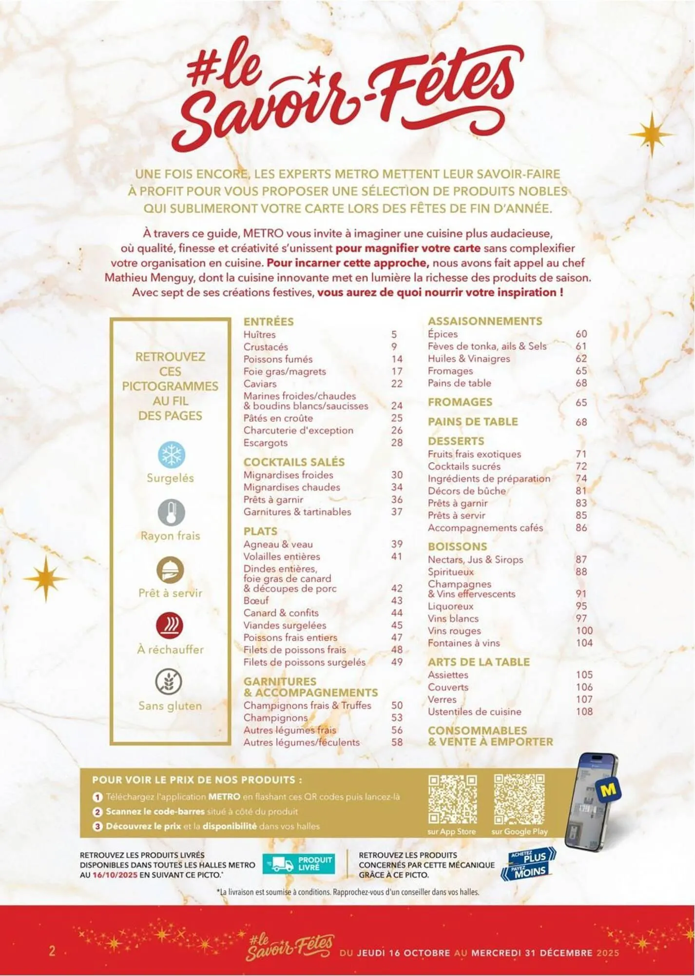 Catalogue METRO du 16 octobre au 31 décembre 2025 - Catalogue page 2