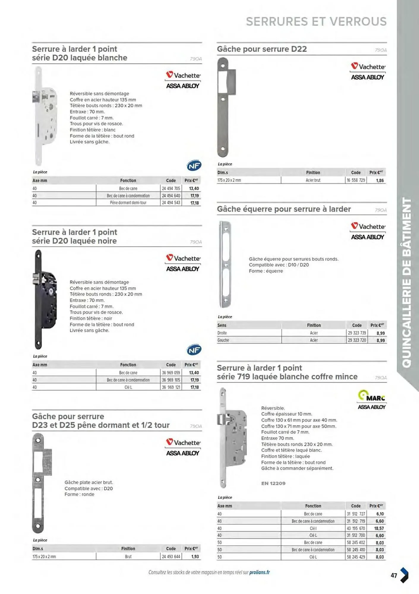 Catalogue Prolians du 11 mars au 31 décembre 2025 - Catalogue page 49