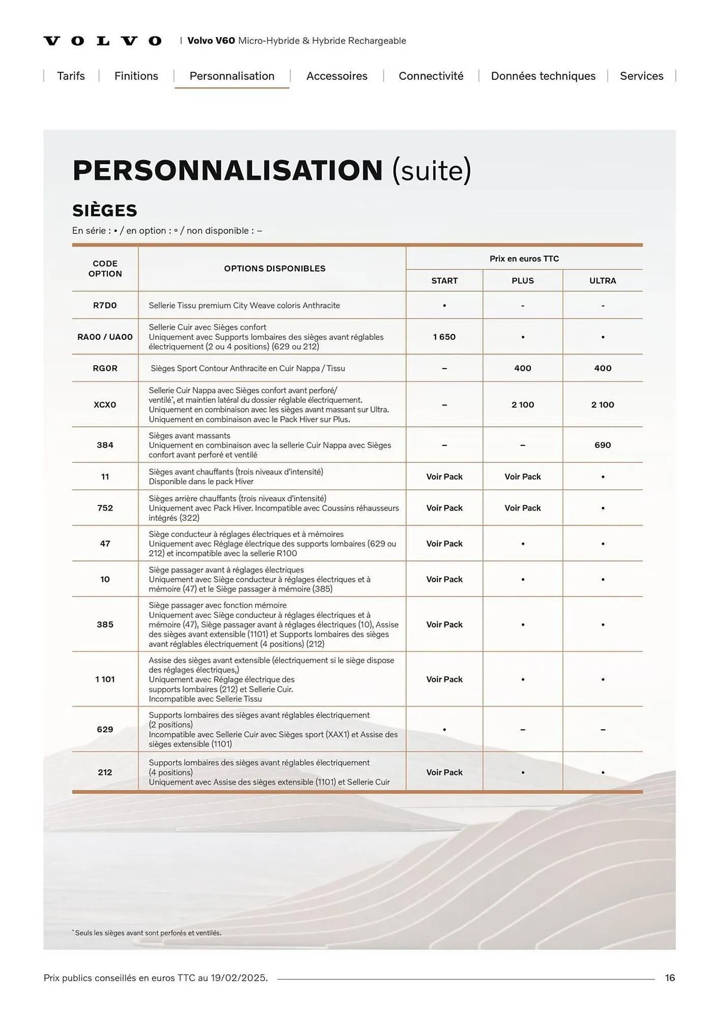 Catalogue VOLVO du 7 janvier au 31 janvier 2027 - Catalogue page 16